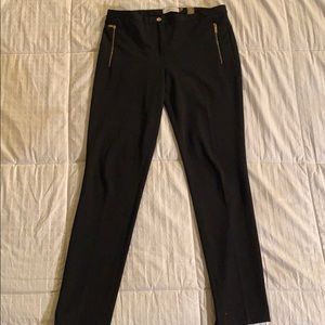 Calvin Klein Black Zipper Pants